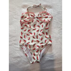 Janie & Jack Girls Watermelon Swimsuit Sz 5
